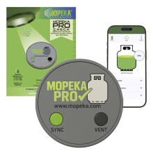 Mopeka Pro Check Sensor - Wireless, Bluetooth Ultrasonic Tank Level Sensor - Magnetic Level Indicator For Steel Propane Tanks - Perfect For Barbecue