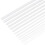 BENECREAT 48Pcs 7 Styles Square ABS Plastic Rod, Square Solid Bar Rods Smooth Plastic Tube Rods for DIY Model Material, Architectural Model Making, D 1