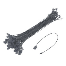 sourcing map 140Pcs Nylon Hang Tag String 6.7Inch Snap Lock Pins Loop Price Tag Fastener Plastic Tags Ties Tag Tags for Clothes String Tags Tags with