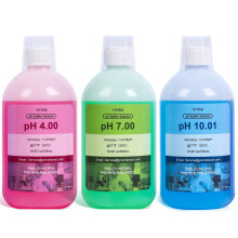 pH Buffer Calibration Solution, 4.00 7.00 & 10.01 pH Calibration Packets, Each 500mL(16.9Fl oz) pH Meter Calibration Solution for All pH Tester, pH B