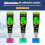pH Buffer Calibration Solution, 4.00 7.00 & 10.01 pH Calibration Packets, Each 500mL(16.9Fl oz) pH Meter Calibration Solution for All pH Tester, pH B 2