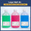 pH Buffer Calibration Solution, 4.00 7.00 & 10.01 pH Calibration Packets, Each 500mL(16.9Fl oz) pH Meter Calibration Solution for All pH Tester, pH B 4