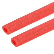sourcing map 2pcs 1/3" ID Pipe Insulation Foam Tube, Foam Pipe Tubing Covers 0.63" OD Wrap Roll Bar Tubing 3.3FT Long - Heat Preservation for Handle