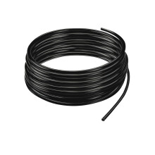 Nasxkji 4M Vacuum Silicone Tube ID 4mm OD 8mm Rubber Tubing Black Thick Tube Hose for Industrial Plants Motor Vehicles and Engines