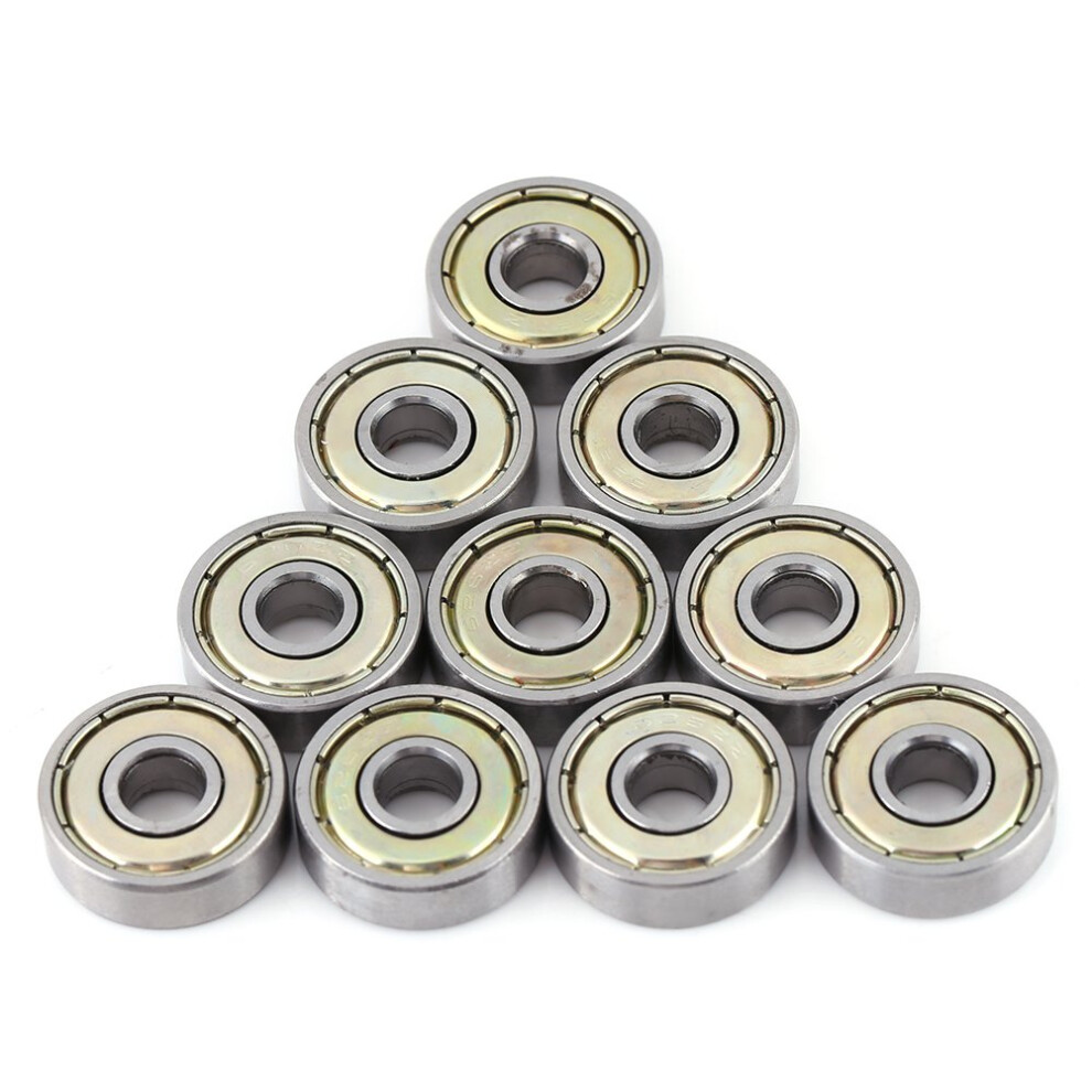 626Zz Bearings, Akozon Ball Bearing 10 Pcs Precision 6X19x6mm Metal Shielded Multi-Use Pre-Lubricated Carbon Steel Miniature Deep Groove Ball Bearing 17390576