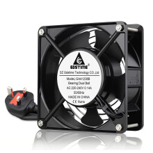 GDSTIME 220V 240V AC Computer Fan 120mm x 38mm 2600RPM 104CFM High Airflow Axial Cooling Fan with Dual Ball Bearings for PC Case Ventilation DIY Proj