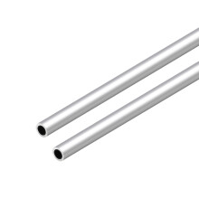VictorsHome 6063 Aluminum Round Tube, 8mm OD 1mm Wall Thickness 300mm Length Metal Seamless Straight Tubing for DIY Crafts Model 2pcs
