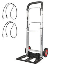 EPROSMIN Folding Sack Truck | 90 kg Capacity Adjustable Aluminium Framed Folding Trolley With 6'' Wheels