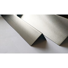 Brushed Stainless Steel Metal Angles Wall Corner Protectors - 50mm x 50mm - 2500mm (250cm) long