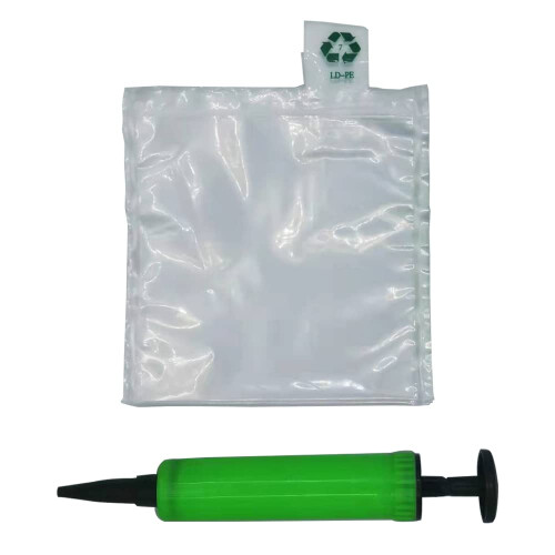 Packaging Air Bags,Clear Plastic Inflatable Air Packaging Protector Bag with Free Pump Cushion,Air Inflatable Cushion Blocking Packaging Bag,15x15cm/