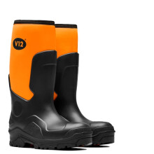 V12 Groundworker Construction Safety Boots, Unisex Lightweight & Waterproof, Neoprene Boots generous-fitting Toecap and Composite Midsole, Slip Resis