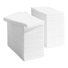 JEBBLAS Disposable Guest Towels, Linen Feel Hand Towels, Cloth-Like Paper Napkins, Soft, Absorbent Paper Hand Towel for Kitchen, Parties, Bathroom, R