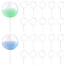 Heart & Round Shaped Plastic Transfer Pipettes Droppers, Transparent Dessert Squeeze Liquid Pipettes, Measuring Droppers for Cupcakes, Essential Oils