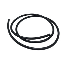 LAVMHAB Silicone Tube 7mm ID x 10mm OD 1.5m (4.9FT), Flexible Silicone Rubber Tubing Air Hose Water Pipe for Pump Transfer (Black)