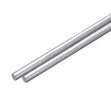 sourcing map 2Pcs 3/8"(10mm) Dia Round Aluminum Rod, 12"(305mm) Long 6063 Aluminum Round Rod Solid Lathe Bar Stock for Industry Construction DIY Craf