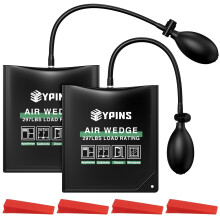 EYPINS 2PCS Air Wedge Pump Up Bags - 440lbs/200KG TPU High Strength Cloth Air Bags for Lifting Door, Inflatable Air Wedge Door Lifter for Window Inst