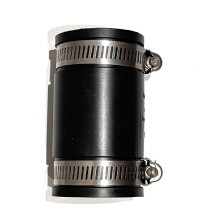 Aqua Universe 1.5" Flexible Rubber Connector Coupling with Hose Clips for Pipe Size 50-38mm