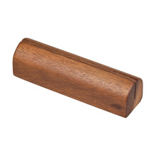 Tala Menu Holder, Lacquered Acacia Hardwood, Stylish and Functional for Menus, Signage and Display, Measures 13x3.5x3.5cm
