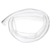sourcing map PVC Tubing, 38mm ID x 44mm OD - 6 Feet Long Clear Vinyl Water Pipe, Lightweight Plastic Flexible Water Pipe for Aquaponics, Air Hose, Ir