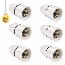 6 PCS B22 Bayonet Light Fitting, Bayonet Fitting, Light Fittings Ceilings Beautiful Durable Easy to Install and Use, Suitable for Pendant Lamps Wall