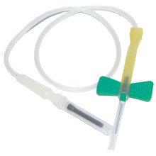 LAOPPOIKI 21G Blood Collection Needles, Butterfly N. Sterile Individually Wrapped-100PCS