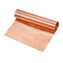 M METERXITY Copper Sheet Roll, 2000 x 100 x 0.01mm/ 6.6ft x 3.9" x 0.0004" Metal Foil Sheet Roll, Pure Copper Strip for House Repair/DIY Projects/Ele
