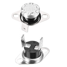 sourcing map KSD301 Thermostat 65C/149F 10A N.C Adjust Snap Disc Temperature Switch for Microwave,Oven,Coffee Maker 2pcs,Bakelite Material