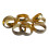 25mm Compression Brass Olives - Pack of 10 1
