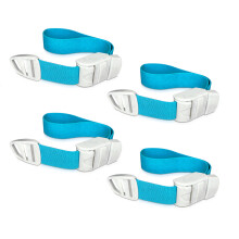 Otica 19.5-Inch Elastic Tourniquet Band with Buckle – Medical Emergency, Doctor & Nurse First Aid Strap Belt, Blue Color Pack of 4