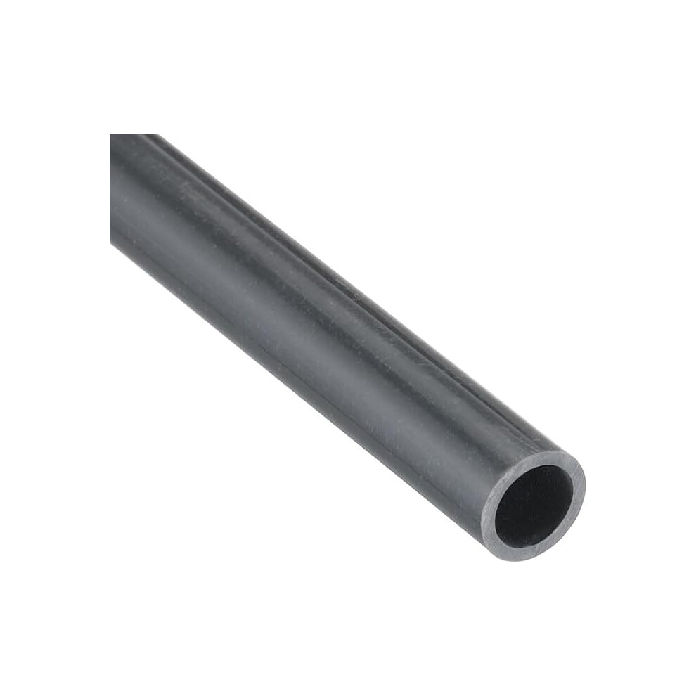 Unifizz Pvc Pipe 6Mm Id 8Mm Od 350Mm Length Round Plastic Rigid Tubing High Impact For Drain Pipe Cable Sleeve(Dark Grey) 51453954