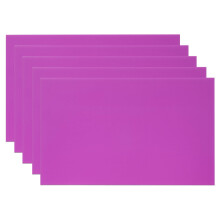 PATIKIL 6x10 Inch Anodized Aluminum Sheet Metal, 5Pcs Laser Plates Engraving Blanks 0.8MM Thin Rectangle for Crafting DIY House Laser Engraving, Purp