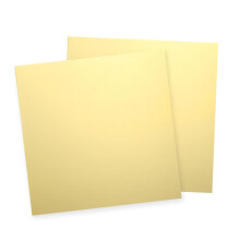 sourcing map 2Pcs Pure Brass Sheet, 4" x 4", 24 Gauge (0.5mm) Thickness, Metal Brass Plate with Gloves for Crafting, Modelers, Jewelry, Repairs, Elec