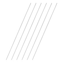 sourcing map 6Pcs 304 Stainless Steel Round Rod 3mm Diameter 406.4mm Length Solid Rod Shaft Lathe Bar Stock for DIY Model Industry Metal Working Maki