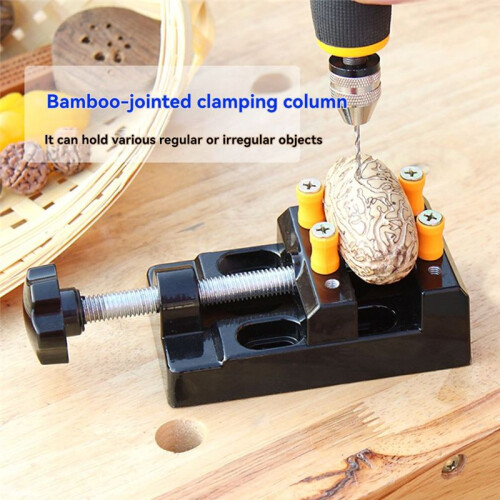 Universal 57mm Adjustable  Jaw Bench Clamp Drill Press Fixed Table Vise DIY Sculpture  Hand Fixed Repair Tool 2