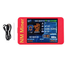 1030KH/S NMMiner NerdMiner PRO BTC Solo Miner Bitcoin Crypto Solo Lottery Miner 2.8 Inch Color Display Miner