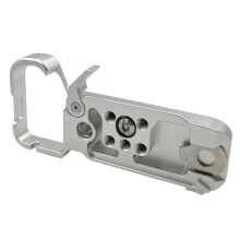 For A7CII and A7CR Camera Base Plate Arca-Swiss Quick Release Plate Photography Arca Base Plate Accessories Silver