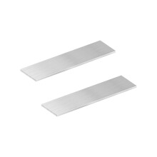 304 Stainless Steel Flat Bar, 3mm Thick Stainless Steel Sheet Shim Stock 40mm x 200mm, LAVMHAB Brushed Finish Trim Strips for Kitchen DIY Crafts, Sil