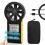 Oplaadbare Anemometer, Draagbare Digitale  Touch Windsnelheidsmeter, Draagbare CFM Windsnelheidsmeter voor Luchtsnelheid 3