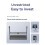 Dual-Axis Mount Projector Stand with 265mm Internal Clearance Metal Desktop/Wall-Mount/Ceiling-Mount 3in1 Stand 2