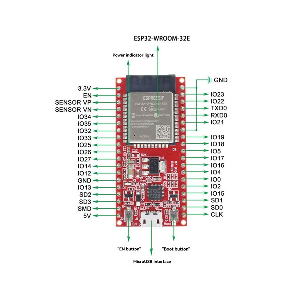 ESP32 Basic Learning Kit Electronic Components Sensors Modules Essential  Kit for  Python Programming Kit