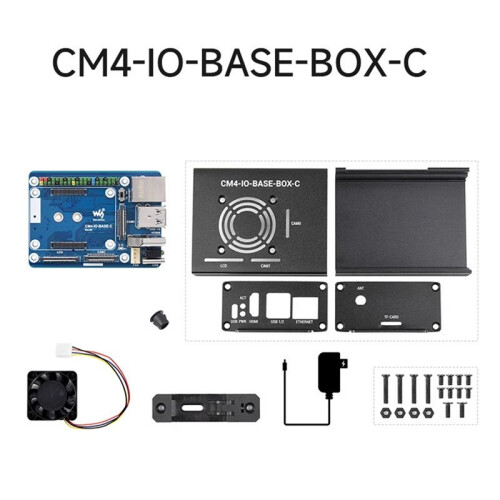 Waveshare for Raspberry Pi Compute Module 4  Base Board Kit Standard CM4 Socket Computing Module Core Board Baseboard 1