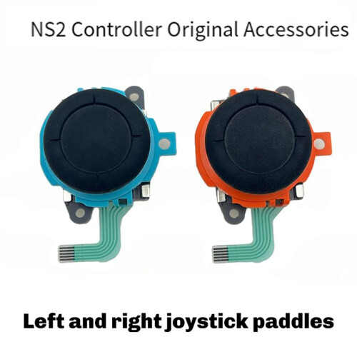 2Pair for Switch2 L/R Joystick  3D Analog Joystick Thumb Sticks Sensor Replacement for Switch2  Joystick 2