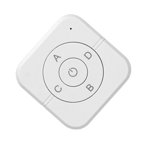 433 MHz Universal-Taste 5 Tasten  Wireless Control für  System Runder Knopf Wandpaste 1
