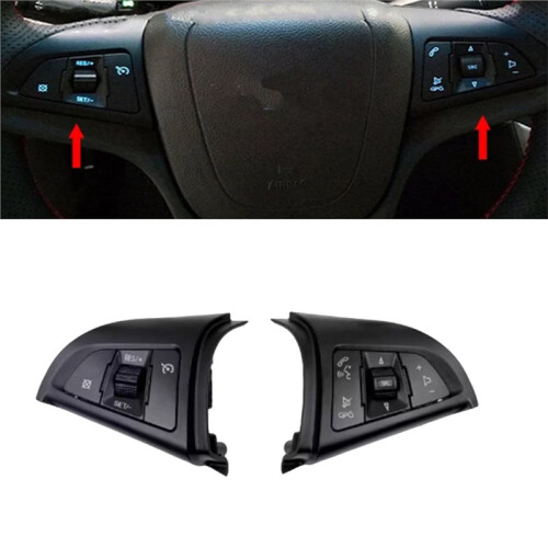 Car Steering Wheel Button Cruise Control  Audio Volume Media Button for  Cruze 2009-2015 1