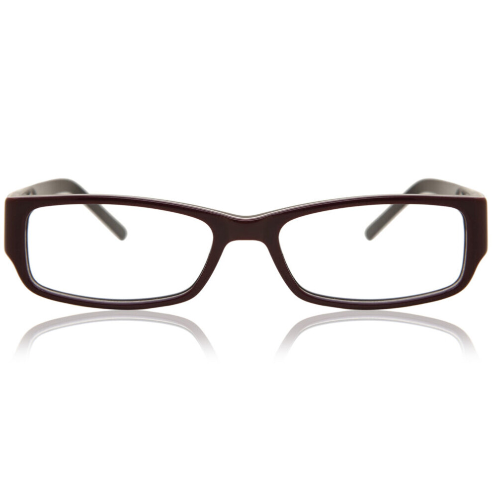Smartbuy Collection Purple/Black Full Rim Rectangle Hannah A167 Women Eyeglasses