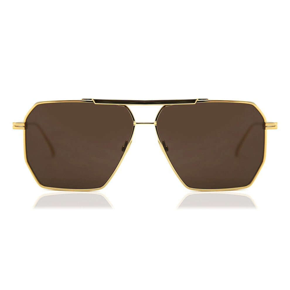 Bottega Veneta Bv1012s 003 Men New Sunglasses Gold