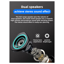 Computer Speakers,USB-Powered PC Gaming Speakers for Desktop Computer Laptop and Phone USB 3.5mm Aux Input A