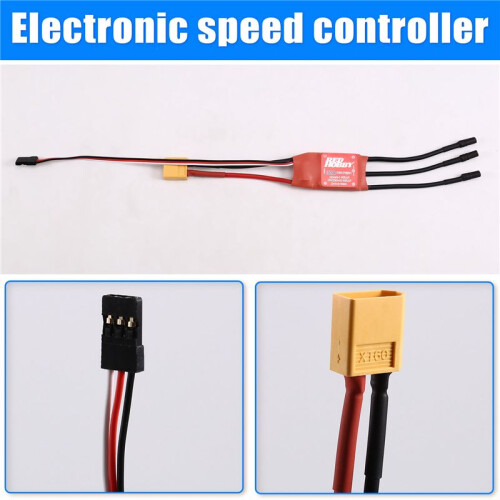 RED HOBBY 30A 2-4S Electronic Speed Controller Brushless ESC 5V Bec Output for RC Airplane 2