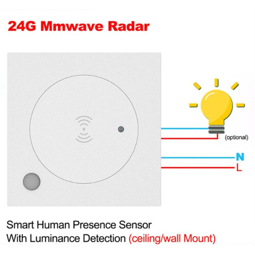 Human Presence Sensor Light  Zigbee Millimeter Wave Presence Sensor Auto-/Off  Motion Sensor Light  A 1