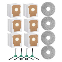 14PCS Side Brush Mop Pad Dust Bag for 505 Combo/ 405 Combo Vacuum Cleaner Accessories